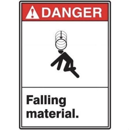 Accuform ANSI DANGER Safety SignS FALLING MRRT105VP MRRT105VP